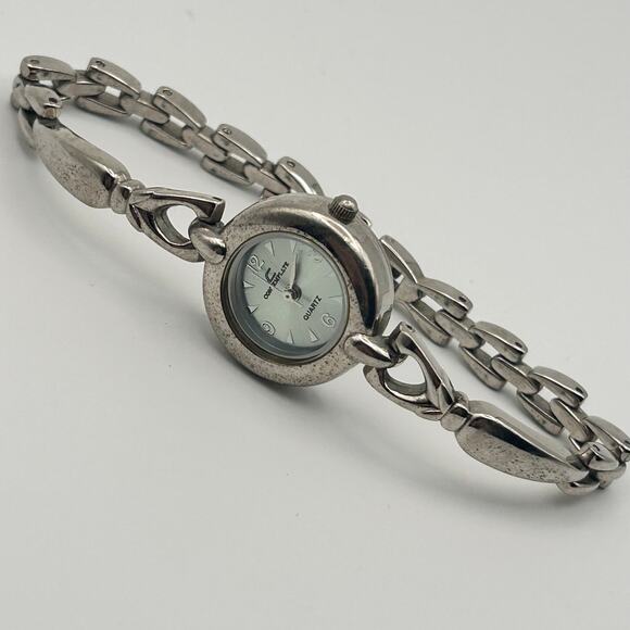 Contemplate Silver Tone Women’s Quartz Watch 21mm Working New Battery - Picture 6 of 9